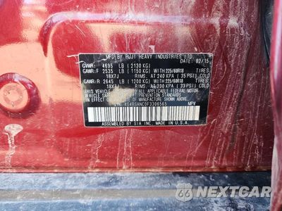 Zdjęcie 12 z 12 samochodu: 2015 SUBARU OUTBACK 2.5I LIMITED VIN:4S4BSANC0F3306565 - miniatura