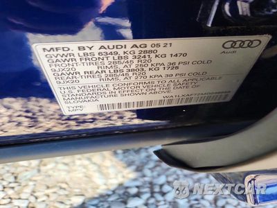 Zdjęcie 13 z 13 samochodu: 2021 AUDI Q7 PREMIUM PLUS VIN:WA1LXAF72MD039958 - miniatura
