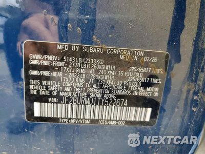 Zdjęcie 14 z 14 samochodu: 2026 SUBARU OUTBACK WILDERNESS VIN:JF2BURMD1TY522674 - miniatura