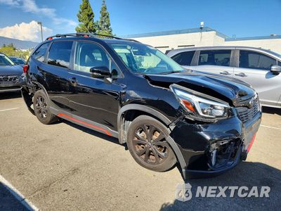 Czwarte zdjęcie samochodu z boku: 2021 SUBARU FORESTER SPORT VIN:JF2SKARC5MH502114 - miniatura