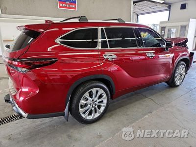 Trzecie zdjęcie samochodu z tyłu: 2025 TOYOTA HIGHLANDER HYBRID LIMITED VIN:5TDXBRCH2SS674679 - miniatura