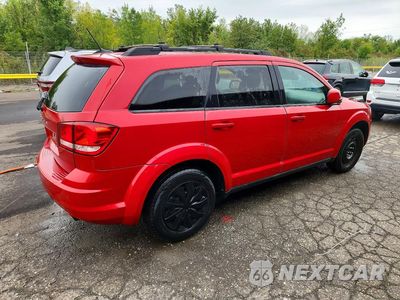 Trzecie zdjęcie samochodu z tyłu: 2017 DODGE JOURNEY SE VIN:3C4PDCAB5HT554184 - miniatura