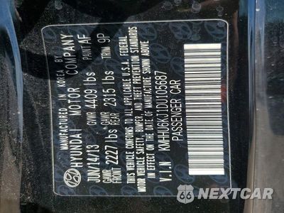 Zdjęcie 12 z 12 samochodu: 2013 HYUNDAI GENESIS COUPE 3.8 GRAND TOURING VIN:KMHHU6KJ1DU105687 - miniatura