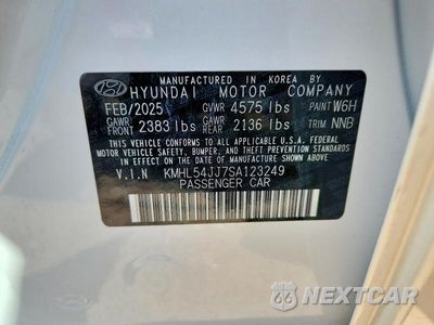 Zdjęcie 12 z 12 samochodu: 2025 HYUNDAI SONATA HYBRID LIMITED VIN:KMHL54JJ7SA123249 - miniatura