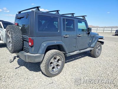 Trzecie zdjęcie samochodu z tyłu: 2016 JEEP WRANGLER UNLIMITED SAHARA VIN:1C4BJWEG8GL239173 - miniatura