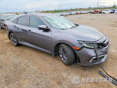 Czwarte zdjęcie samochodu z boku: 2020 HONDA CIVIC EX VIN:19XFC1F34LE005254 - miniatura