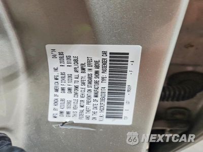 Zdjęcie 13 z 13 samochodu: 2014 HONDA ACCORD LX VIN:1HGCR2F39EA209174 - miniatura