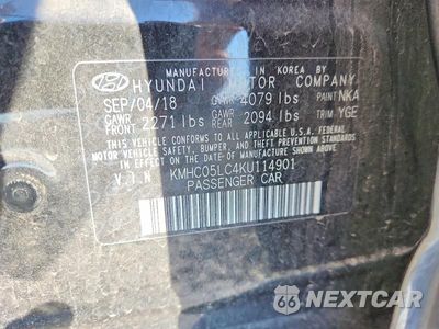 Zdjęcie 13 z 13 samochodu: 2019 HYUNDAI IONIQ LIMITED VIN:KMHC05LC4KU114901 - miniatura