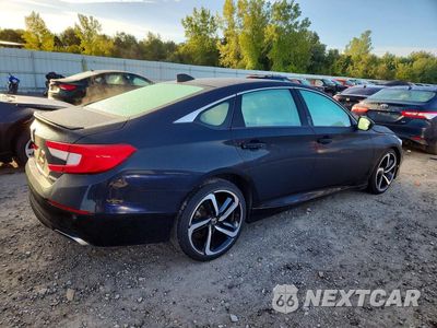Trzecie zdjęcie samochodu z tyłu: 2022 HONDA ACCORD SPORT VIN:1HGCV1F3XNA040160 - miniatura