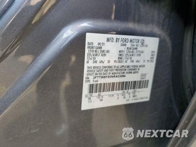 Zdjęcie 12 z 12 samochodu: 2022 FORD MAVERICK XL VIN:3FTTW8F95NRA03094 - miniatura