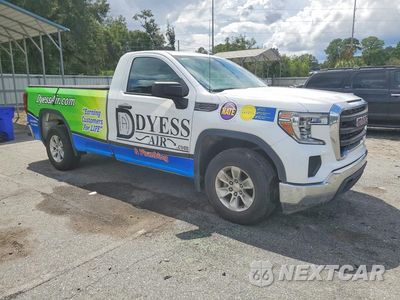 Czwarte zdjęcie samochodu z boku: 2021 GMC SIERRA C1500 VIN:3GTN8AEH1MG227993 - miniatura