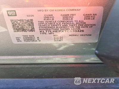 Zdjęcie 12 z 12 samochodu: 2026 CHEVROLET TRAX 1LT VIN:KL77LHEPXTC130426 - miniatura