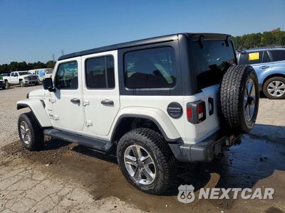 Drugie zdjęcie samochodu z przodu: 2022 JEEP WRANGLER UNLIMITED SAHARA VIN:1C4HJXEG4NW105806 - miniatura