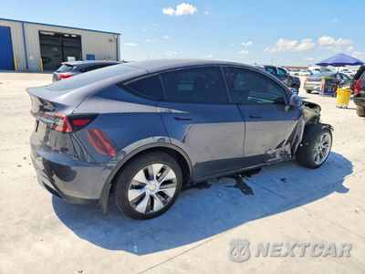 Trzecie zdjęcie samochodu z tyłu: 2022 TESLA MODEL Y VIN:7SAYGDEE2NA015408 - miniatura