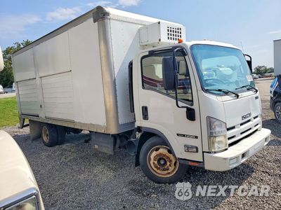 Czwarte zdjęcie samochodu z boku: 2014 ISUZU NQR REFRIGERATED BOX TRUCK VIN:JALE5W166E7901660 - miniatura