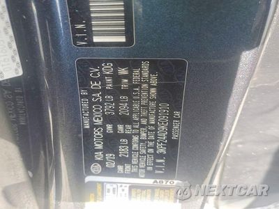 Zdjęcie 12 z 12 samochodu: 2019 KIA FORTE LXS VIN:3KPF24AD9KE091910 - miniatura