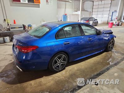 Trzecie zdjęcie samochodu z tyłu: 2022 MERCEDES-BENZ C 300 4MATIC VIN:W1KAF4HB0NR019348 - miniatura