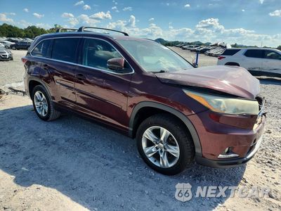 Czwarte zdjęcie samochodu z boku: 2015 TOYOTA HIGHLANDER LIMITED VIN:5TDYKRFH9FS097221 - miniatura