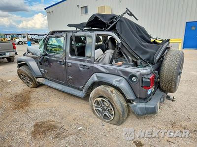 Drugie zdjęcie samochodu z przodu: 2018 JEEP WRANGLER UNLIMITED SPORT VIN:1C4HJXDN8JW205398 - miniatura