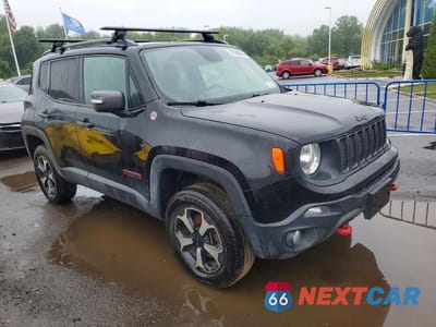 Czwarte zdjęcie samochodu z boku: 2019 JEEP RENEGADE TRAILHAWK VIN:ZACNJBC14KPJ97512 - miniatura