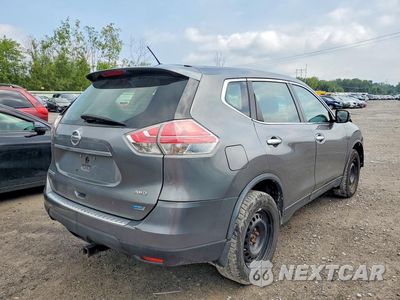 Trzecie zdjęcie samochodu z tyłu: 2014 NISSAN ROGUE S VIN:5N1AT2MV6EC871189 - miniatura