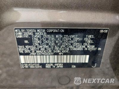 Zdjęcie 12 z 12 samochodu: 2009 TOYOTA RAV4 BASE VIN:JTMZF33V795000849 - miniatura