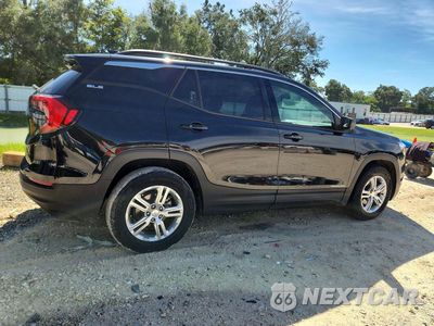Trzecie zdjęcie samochodu z tyłu: 2018 GMC TERRAIN SLE VIN:3GKALMEVXJL251589 - miniatura
