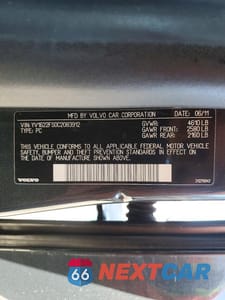 Zdjęcie 12 z 12 samochodu: 2012 VOLVO S60 T5 VIN:YV1622FS0C2083912 - miniatura