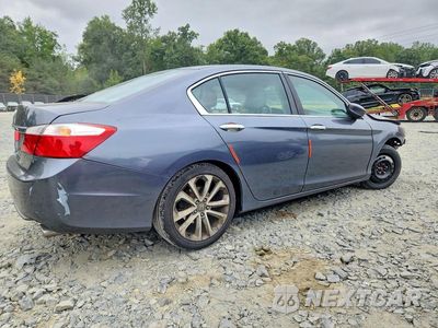 Trzecie zdjęcie samochodu z tyłu: 2015 HONDA ACCORD LX VIN:1HGCR2F34FA150987 - miniatura
