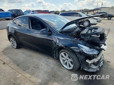 Czwarte zdjęcie samochodu z boku: 2021 TESLA MODEL Y VIN:5YJYGDEE6MF270187 - miniatura