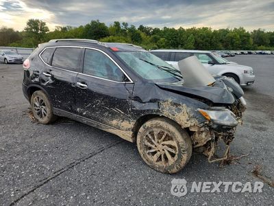 Czwarte zdjęcie samochodu z boku: 2016 NISSAN ROGUE SL VIN:5N1AT2MTXGC787152 - miniatura