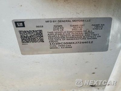 Zdjęcie 13 z 13 samochodu: 2018 CHEVROLET CRUZE LS VIN:1G1BC5SMXJ7244012 - miniatura
