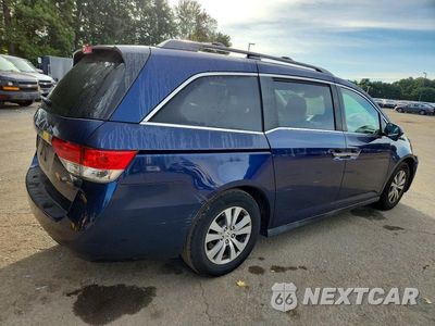 Trzecie zdjęcie samochodu z tyłu: 2016 HONDA ODYSSEY EXL VIN:5FNRL5H66GB001623 - miniatura