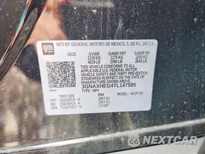 Zdjęcie 14 z 14 samochodu: 2026 CHEVROLET EQUINOX LT VIN:3GNAXHEG4TL147585 - miniatura