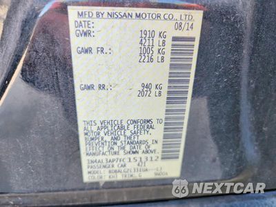 Zdjęcie 13 z 13 samochodu: 2015 NISSAN ALTIMA 2.5 S VIN:1N4AL3AP7FC151312 - miniatura
