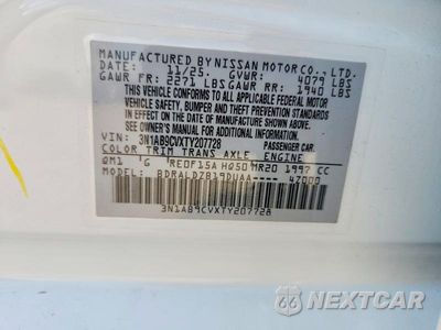 Zdjęcie 12 z 12 samochodu: 2026 NISSAN SENTRA SV VIN:3N1AB9CVXTY207728 - miniatura