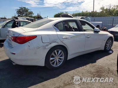 Trzecie zdjęcie samochodu z tyłu: 2017 INFINITI Q50 3.0T PREMIUM VIN:JN1EV7AP5HM742963 - miniatura