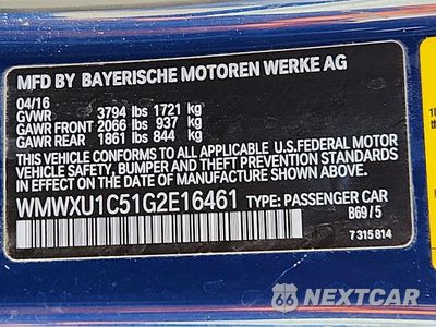 Zdjęcie 13 z 13 samochodu: 2016 MINI COOPER VIN:WMWXU1C51G2E16461 - miniatura