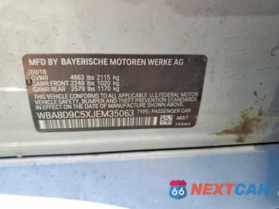 Zdjęcie 13 z 13 samochodu: 2018 BMW 330 XI VIN:WBA8D9C5XJEM35063 - miniatura