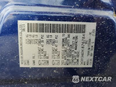 Zdjęcie 13 z 13 samochodu: 2023 NISSAN ROGUE S VIN:5N1BT3AB2PC876784 - miniatura