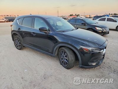 Czwarte zdjęcie samochodu z boku: 2018 MAZDA CX-5 GRAND TOURING VIN:JM3KFBDM5J0396029 - miniatura