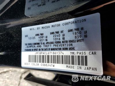 Zdjęcie 12 z 12 samochodu: 2026 MAZDA 3 PREFERRED VIN:JM1BPACL6T1861374 - miniatura