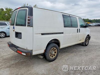 Trzecie zdjęcie samochodu z tyłu: 2013 CHEVROLET EXPRESS G1500 DELIVERY VAN VIN:1GCSGAFX6D1157952 - miniatura
