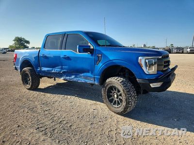 Czwarte zdjęcie samochodu z boku: 2021 FORD F150 SUPERCREW VIN:1FTFW1E85MKE88062 - miniatura