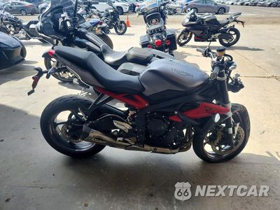 2017 TRIUMPH MOTORCYCLE STREET TRIPLE R SMTL03NEXHT783469 - główne zdjęcie licytacji z USA - miniatura