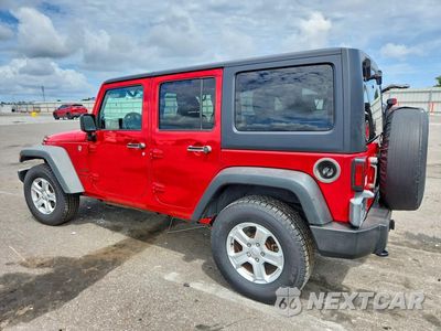 Drugie zdjęcie samochodu z przodu: 2016 JEEP WRANGLER UNLIMITED SPORT VIN:1C4BJWDG8GL220771 - miniatura