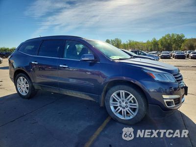 Czwarte zdjęcie samochodu z boku: 2014 CHEVROLET TRAVERSE LT VIN:1GNKVGKD2EJ118904 - miniatura
