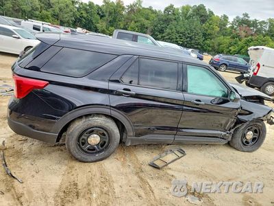 Trzecie zdjęcie samochodu z tyłu: 2020 FORD EXPLORER POLICE INTERCEPTOR VIN:1FM5K8AW4LGC64007 - miniatura