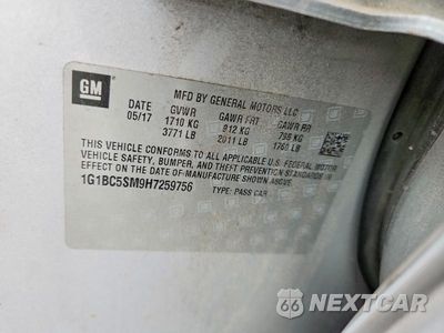 Zdjęcie 12 z 12 samochodu: 2017 CHEVROLET CRUZE LS VIN:1G1BC5SM9H7259756 - miniatura
