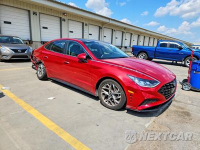 Czwarte zdjęcie samochodu z boku: 2020 HYUNDAI SONATA SEL VIN:5NPEF4JA9LH027630 - miniatura